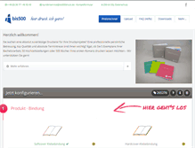 Tablet Screenshot of bis500druck.de